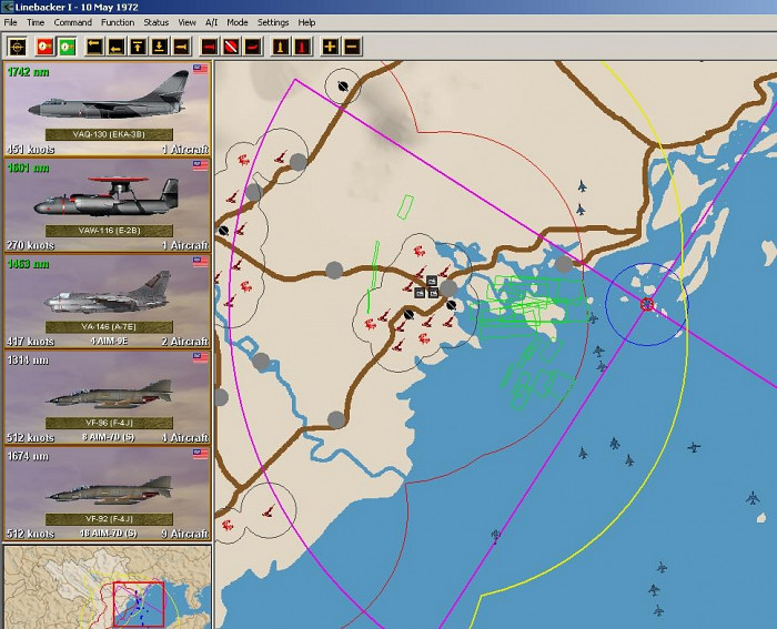 Скриншот из игры Modern Air Power: War over Vietnam