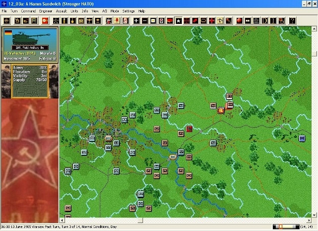 Скриншот из игры Modern Campaigns: North German Plain '85