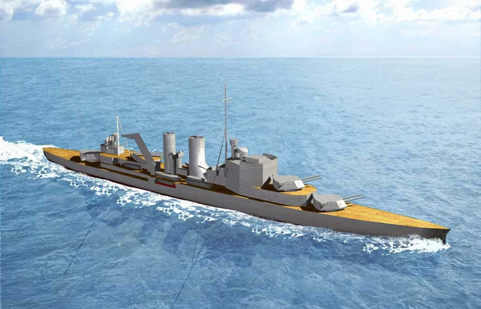 Скриншот из игры Modern Naval Battles: World War II at Sea