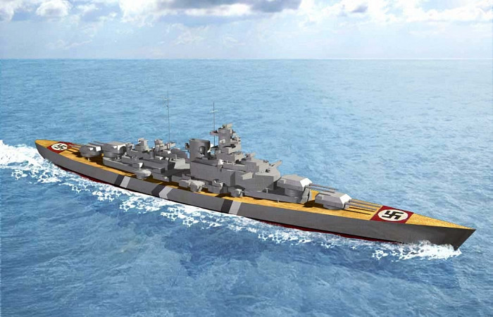Скриншот из игры Modern Naval Battles: World War II at Sea