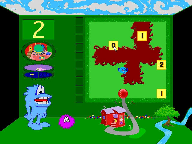 Скриншот из игры Monker's Math Factory & Spelling Submarine