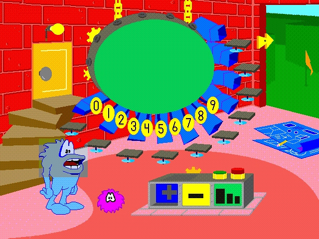 Скриншот из игры Monker's Math Factory & Spelling Submarine