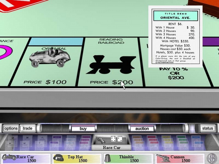 Скриншот из игры Monopoly 2