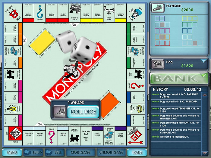 Скриншот из игры Monopoly by Parker Brothers