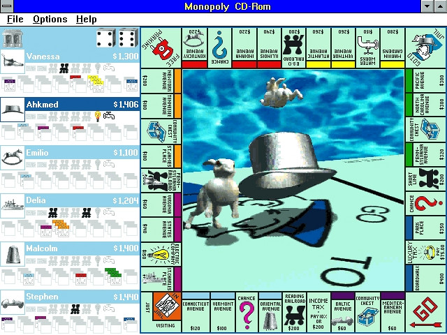 Скриншот из игры Monopoly CD-ROM