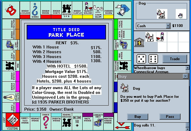 Скриншот из игры Monopoly Deluxe