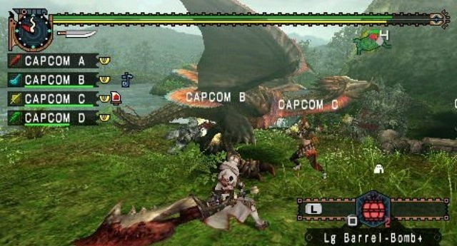 Скриншот из игры Monster Hunter Freedom Unite