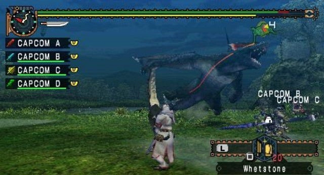 Скриншот из игры Monster Hunter Freedom Unite