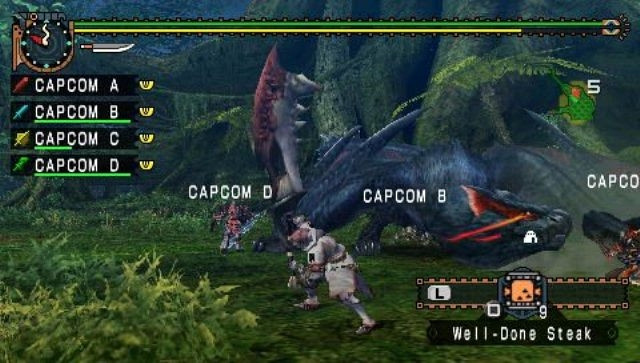 Скриншот из игры Monster Hunter Freedom Unite