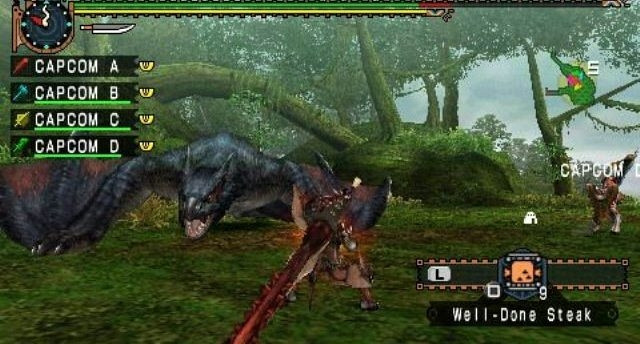 Скриншот из игры Monster Hunter Freedom Unite
