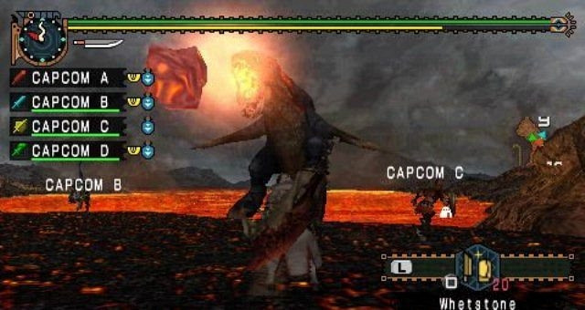 Скриншот из игры Monster Hunter Freedom Unite