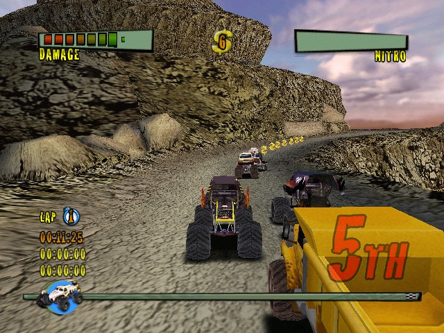 Скриншот из игры Monster Trux Extreme (Offroad Edition)