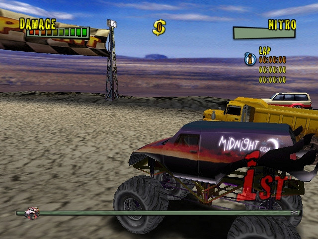 Скриншот из игры Monster Trux Extreme (Offroad Edition)