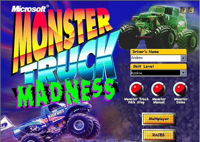 Скриншот из игры Monster Truck Madness