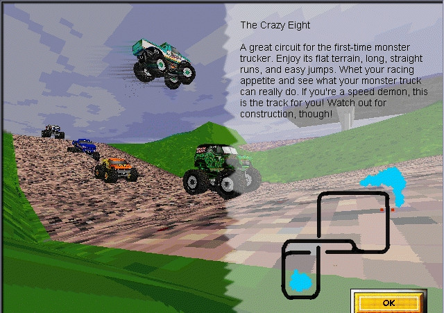 Скриншот из игры Monster Truck Madness