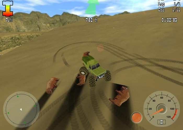 Скриншот из игры Monster Truck Rumble