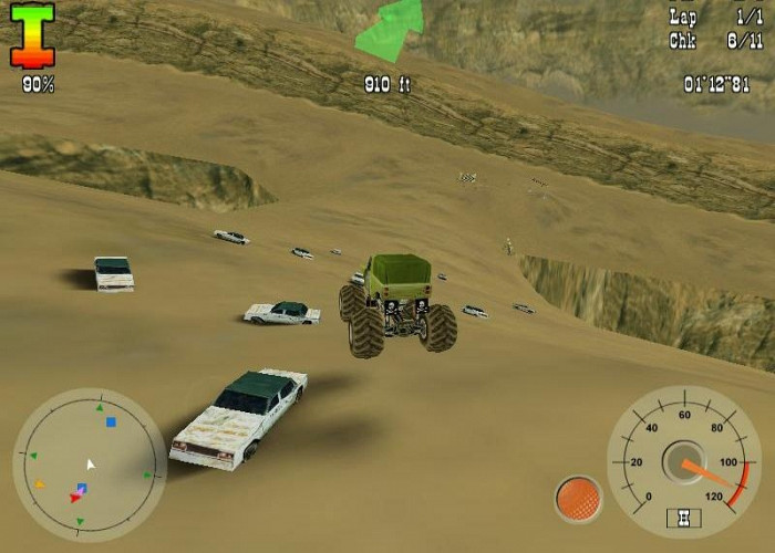 Скриншот из игры Monster Truck Rumble