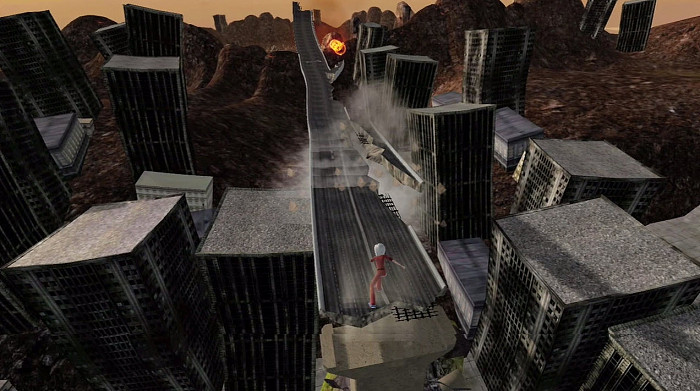 Скриншот из игры Monsters vs. Aliens: The Videogame