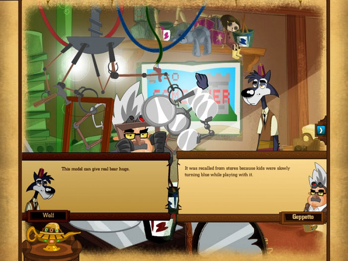 Скриншот из игры Big Brain Wolf