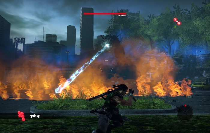 Скриншот из игры Bionic Commando (2009)