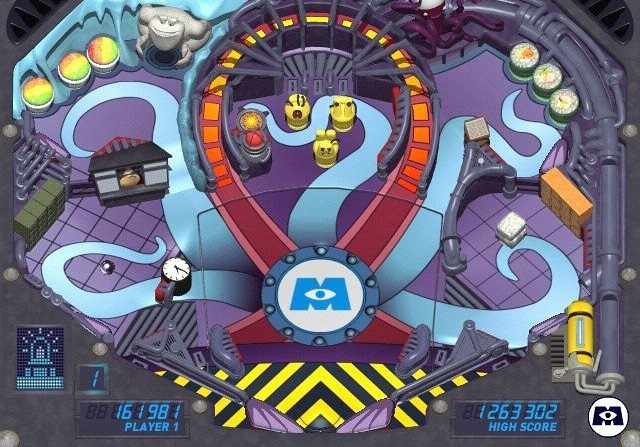 Скриншот из игры Monsters, Inc.: Pinball Panic