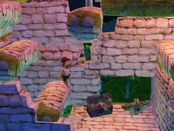 Скриншот из игры Montezuma's Pyramid