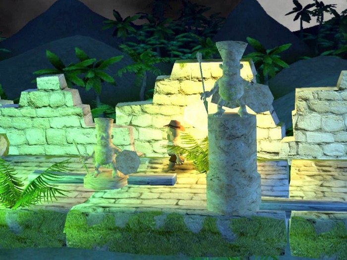 Скриншот из игры Montezuma's Pyramid