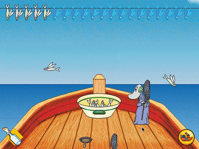 Скриншот из игры Moomintrolls: Out at Sea