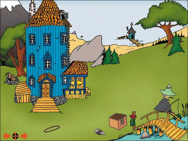 Скриншот из игры Moomintrolls: The Magic Lamp