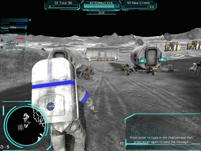 Скриншот из игры Moonbase Alpha