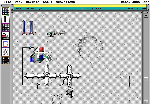 Скриншот из игры Moonbase: A Lunar Colony Simulation