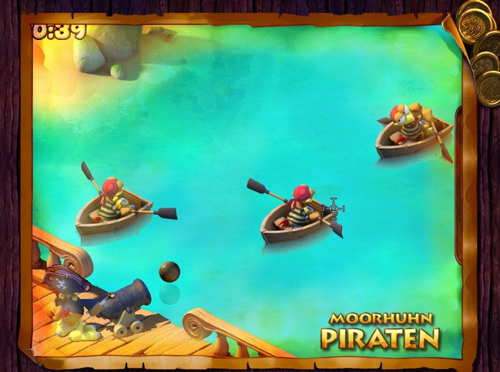 Скриншот из игры Moorhuhn Pirates