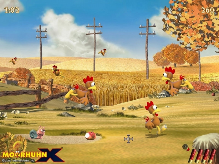 Скриншот из игры Moorhuhn X