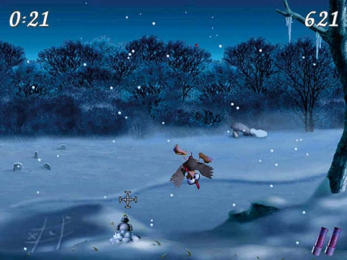 Скриншот из игры Moorhuhn: Winter Edition
