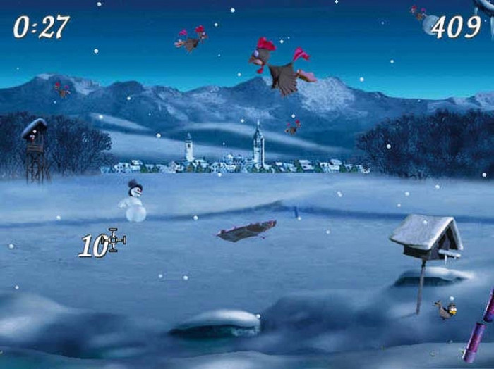Скриншот из игры Moorhuhn: Winter Edition