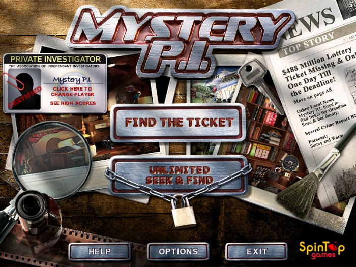 Скриншот из игры Mystery P.I.: The Lottery Ticket