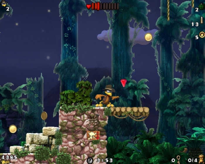 Скриншот из игры Morhuhn Jump’n run: Atlantis