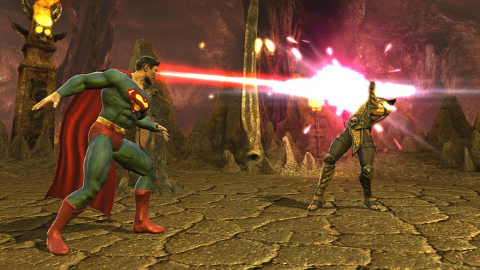 Скриншот из игры Mortal Kombat vs. DC Universe