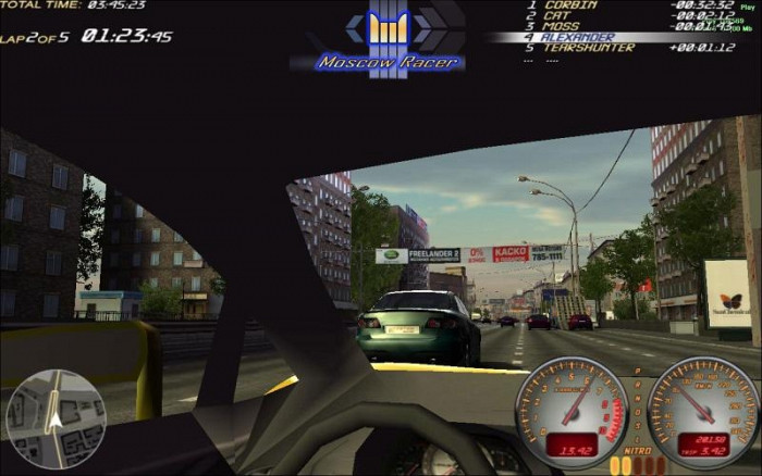 Скриншот из игры Moscow Racer