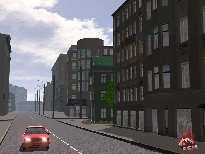 Скриншот из игры Moscow Rush