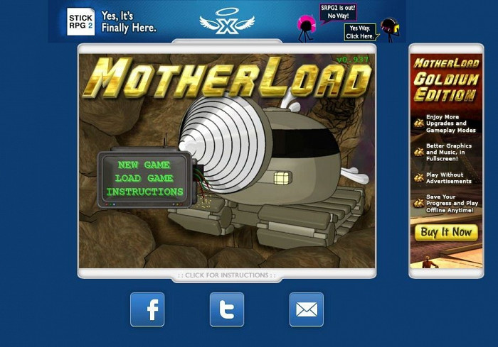 Скриншот из игры MotherLoad