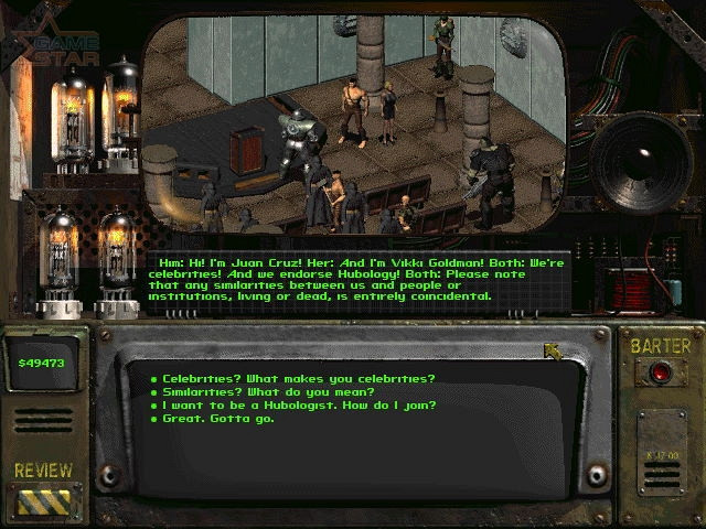 Скриншот из игры Fallout 2