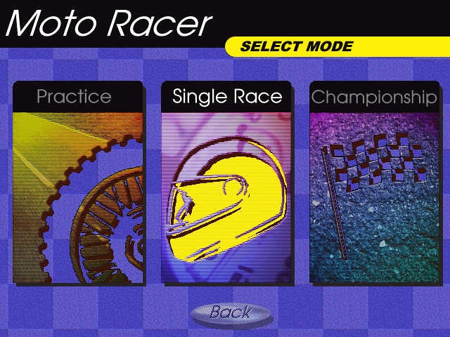 Скриншот из игры Moto Racer