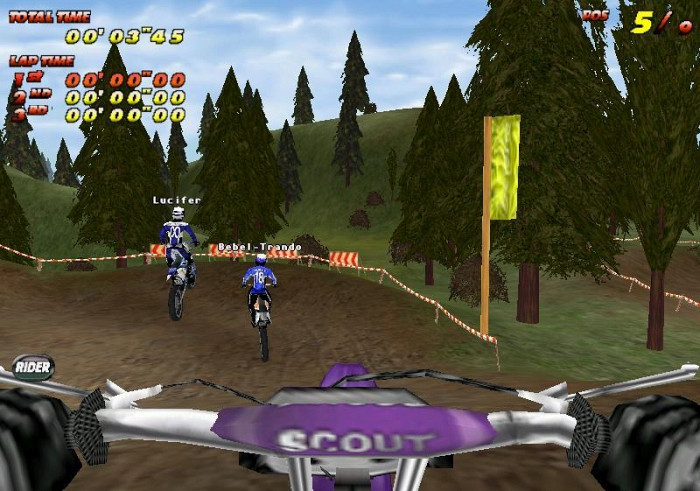 Скриншот из игры Motocross Mania