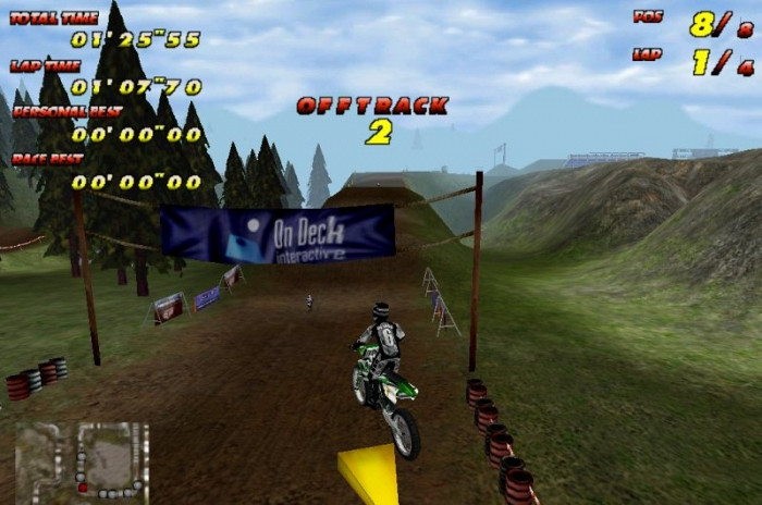 Скриншот из игры Motocross Mania