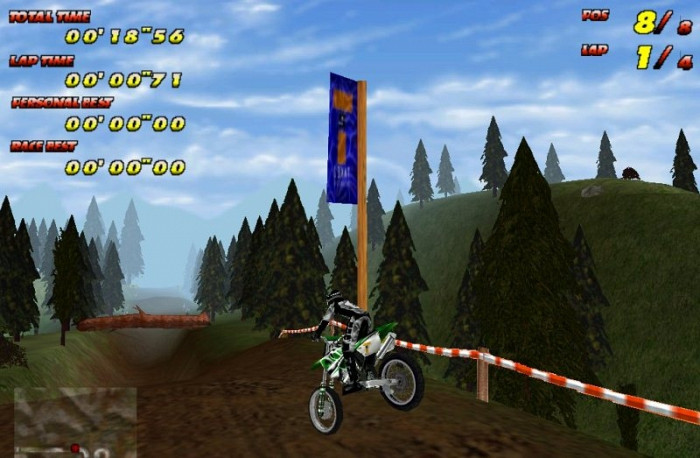 Скриншот из игры Motocross Mania