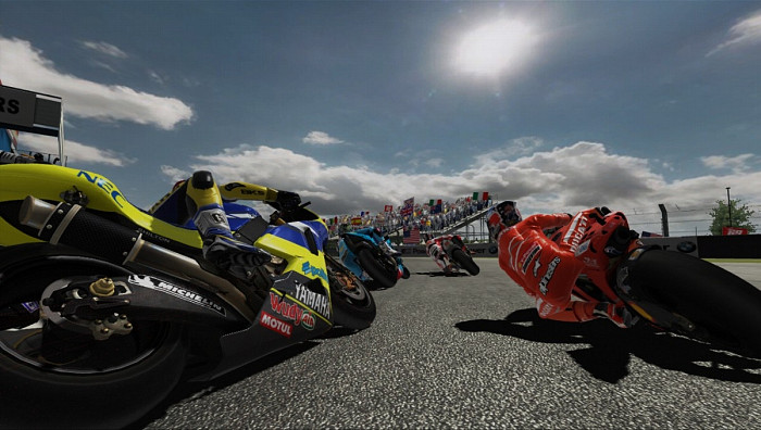 Скриншот из игры MotoGP 08