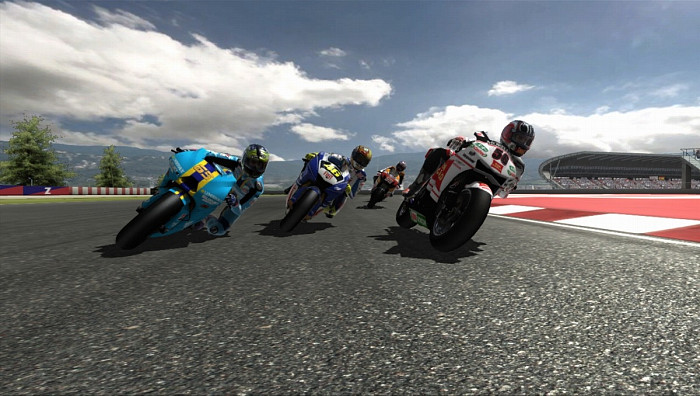 Скриншот из игры MotoGP 08