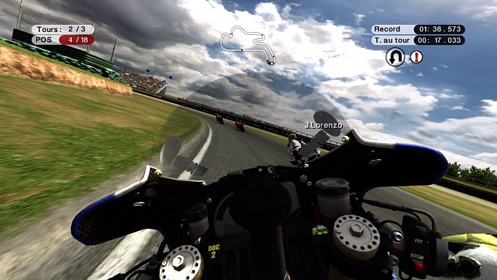 Скриншот из игры MotoGP 08