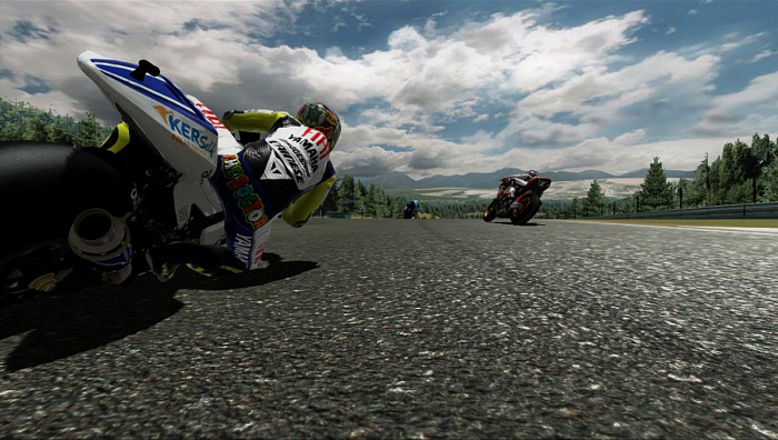 Скриншот из игры MotoGP 08